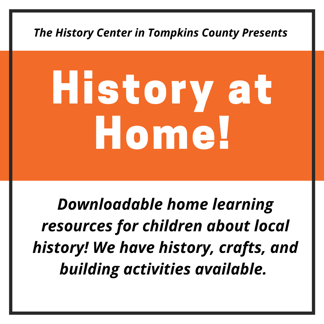 An image with information about the History at Home page with downloadable home learning resources