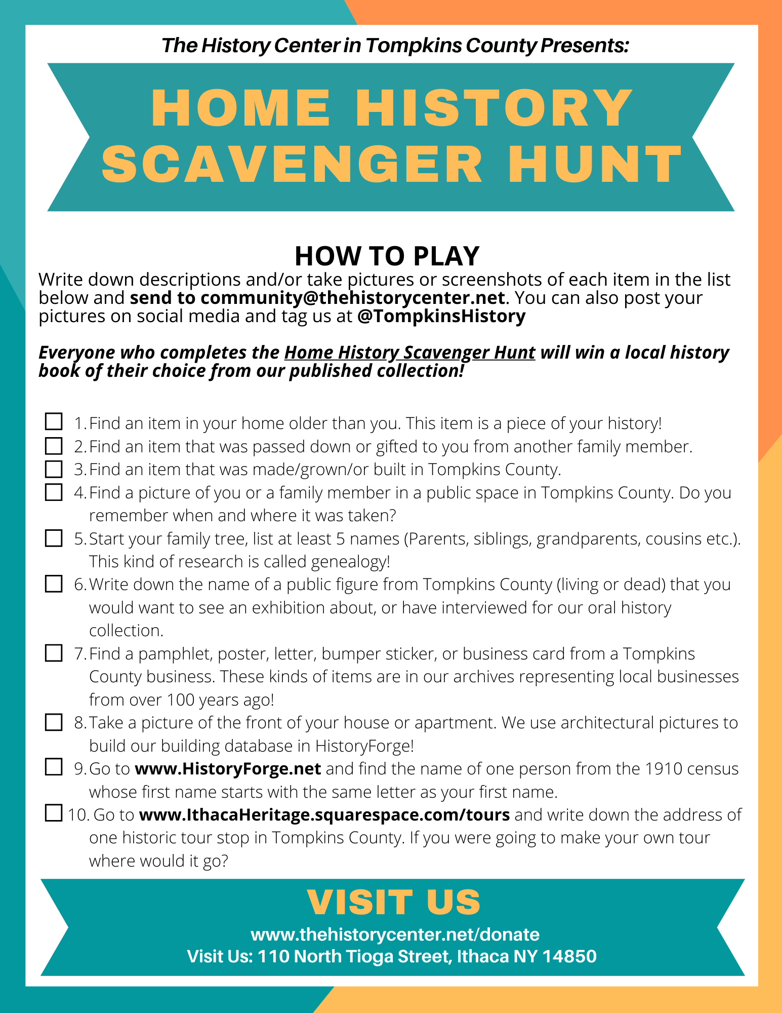 A link/image to download the home history scavenger hunt