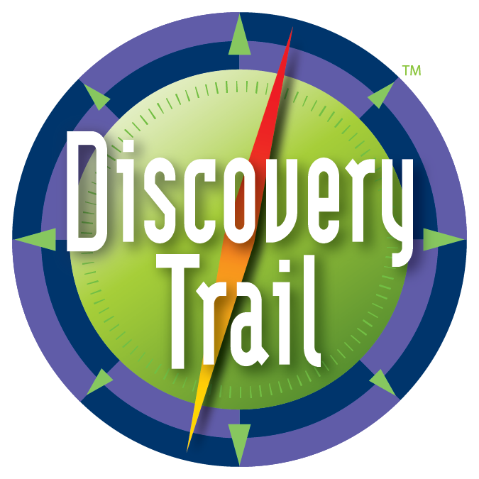An image of the logo for the "Discovery Trail"