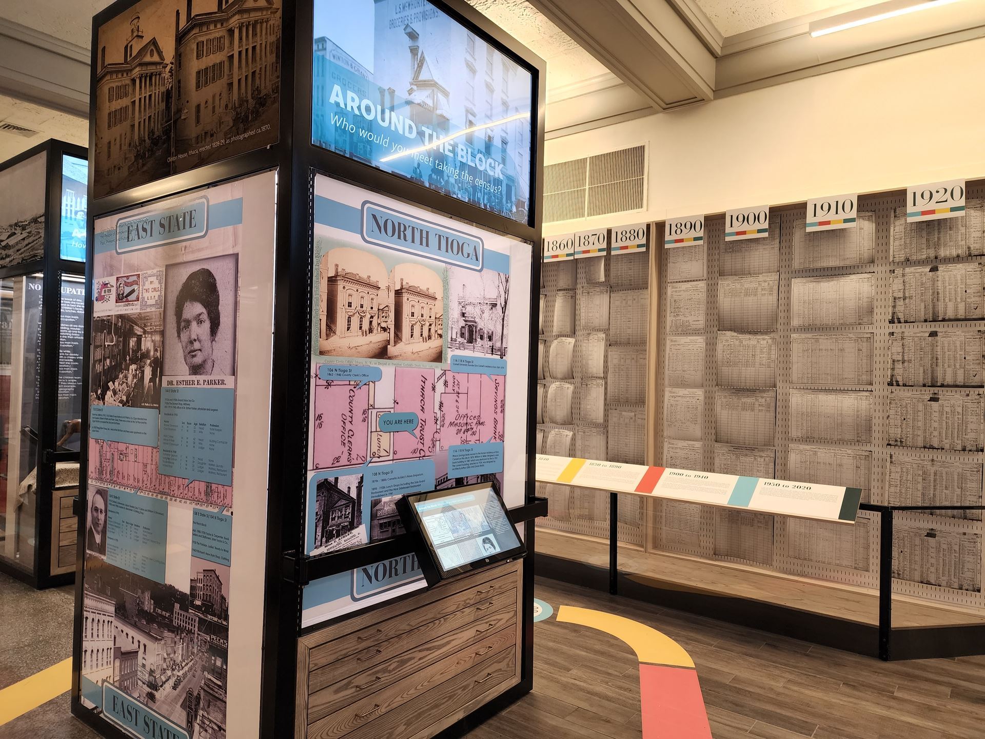 A small rectangular image of the census exhibit.